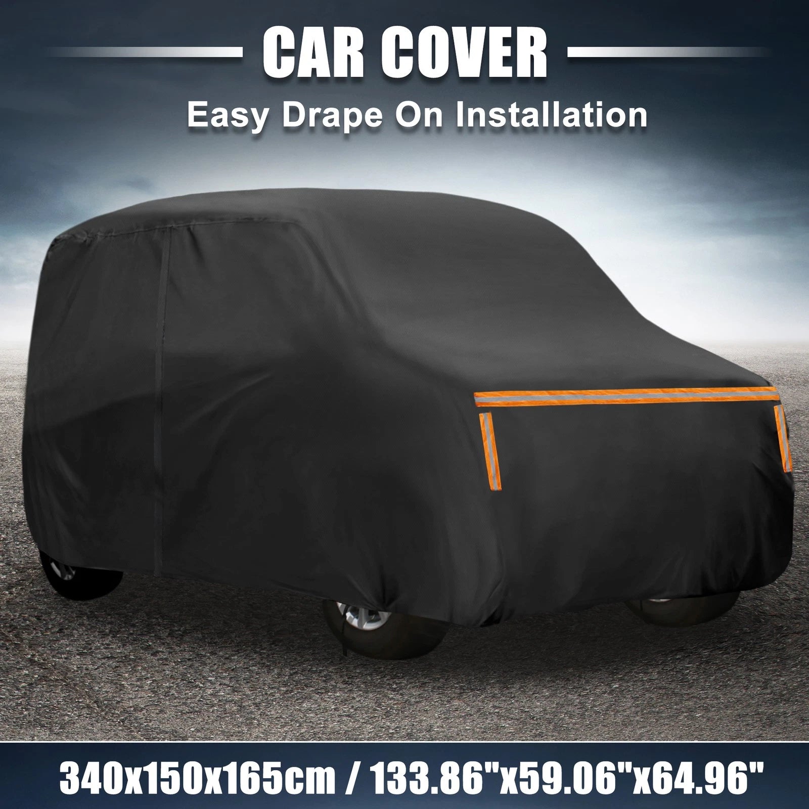 Set of 1 Car Cover for Nissan Sakura Dayz (2020–2023) Waterproof Black