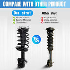 2X Front Complete Struts Shocks & Coil Springs for Toyota Prius (2010–2015)