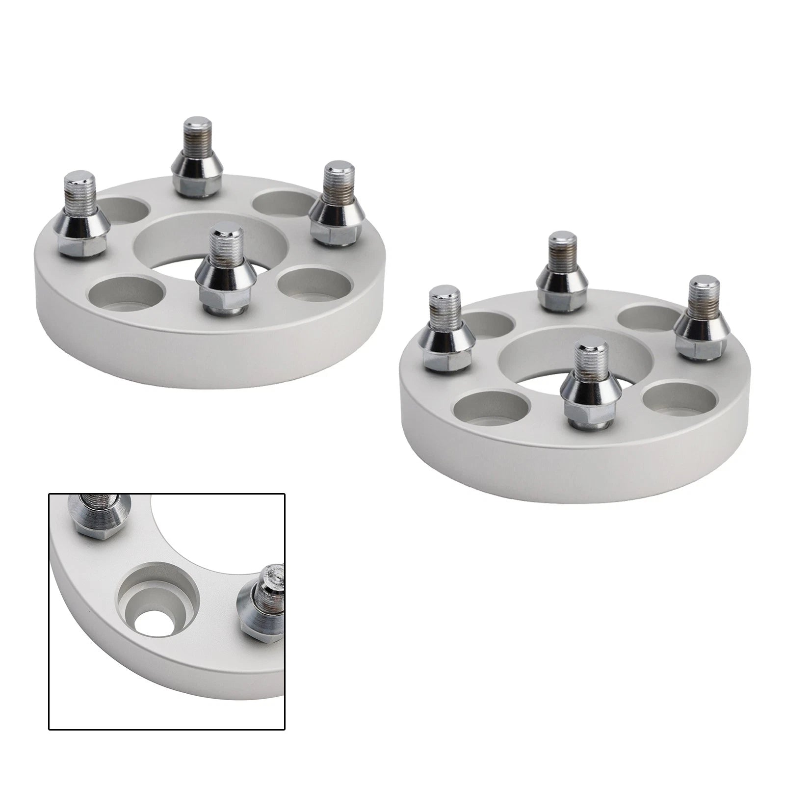 1 Inch Wheel Spacers Kit with Lug Nuts for Yamaha Club Car EZGO