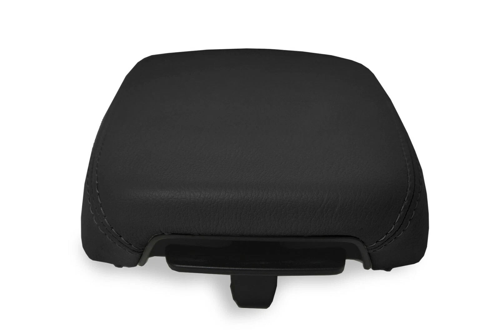 Leather Console Lid Armrest Cover for Hyundai Kona (2018–2020) Black