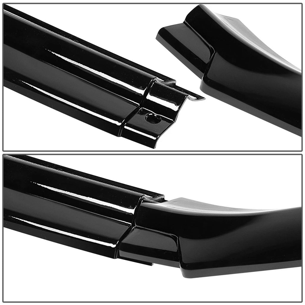 3Pc Front Bumper Lip Splitter Diffuser for VW Golf (2018–2021) Gloss Black