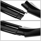3Pc Front Bumper Lip Splitter Diffuser for VW Golf (2018–2021) Gloss Black