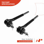 Inner Outer Tie Rod w/ Ball Joint for Chevy Malibu GMC Buick Century (2000–2005)