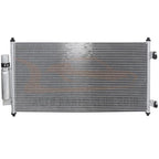 AC condenser and cooling fan assembly for Nissan Sentra (2007-2012)