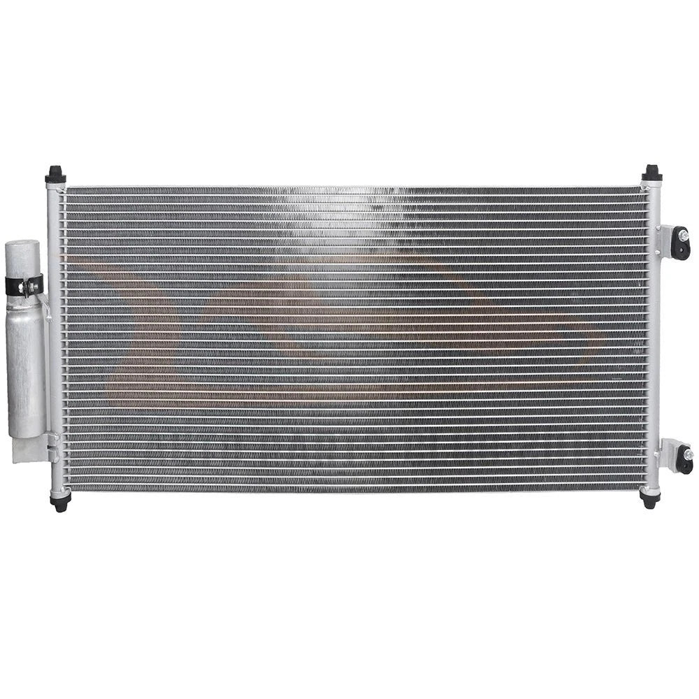 AC condenser and cooling fan assembly for Nissan Sentra (2007-2012)