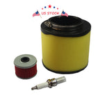 Air Filter, Oil Filter, Spark Plug Set for Honda Rancher 350, Foreman 400, 450