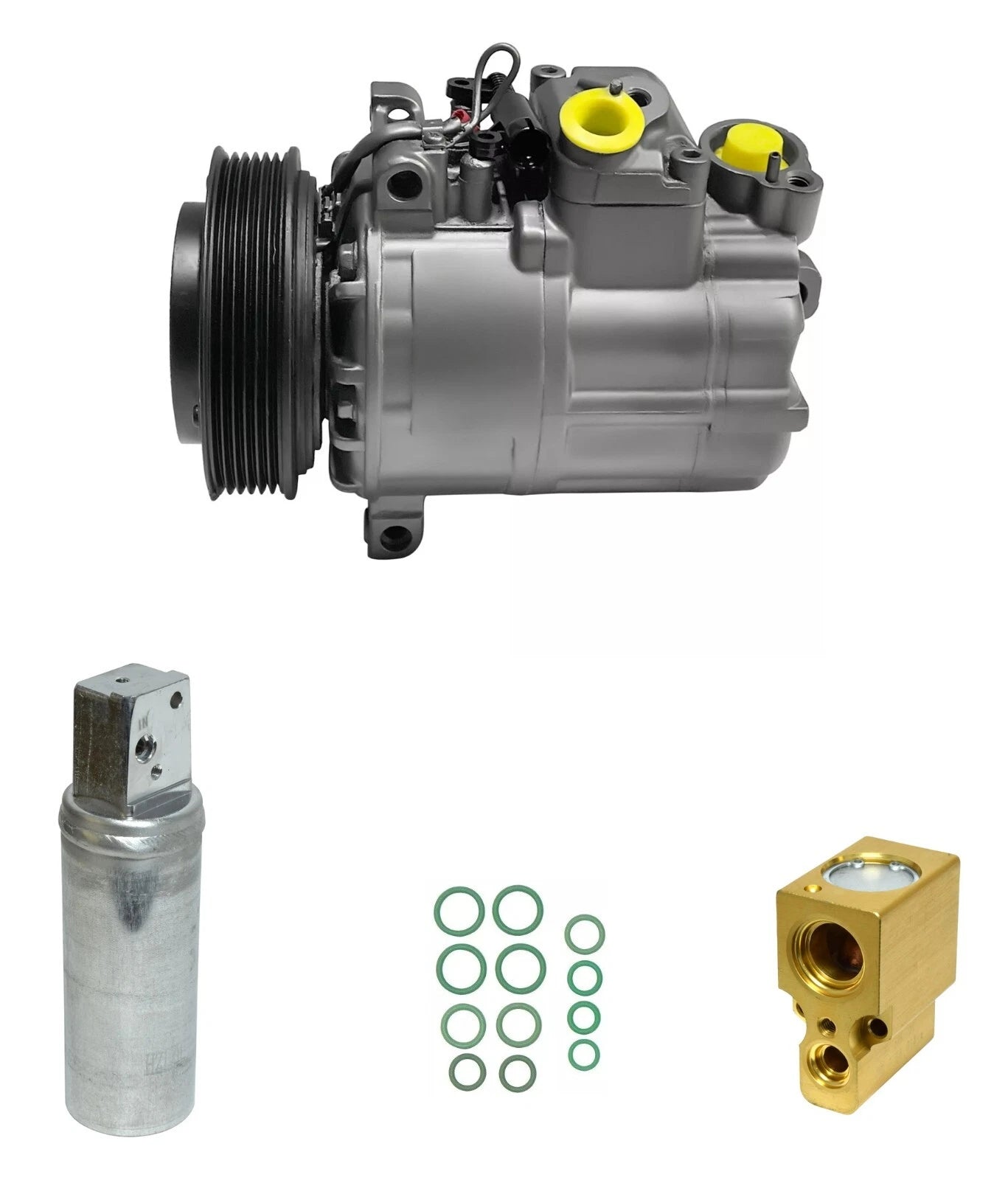 AC Compressor Kit DG35 Replacement for Saab 9-5 2.3L Turbo (2007–2007)