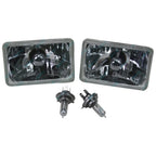 Crystal Outer Headlights Lamp Halogen Kit H4 60/55w for Landcruiser 60 Series (1980-1990)