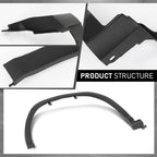 Front Fender Flares for Lexus RX350 RX450h (2019–2022)