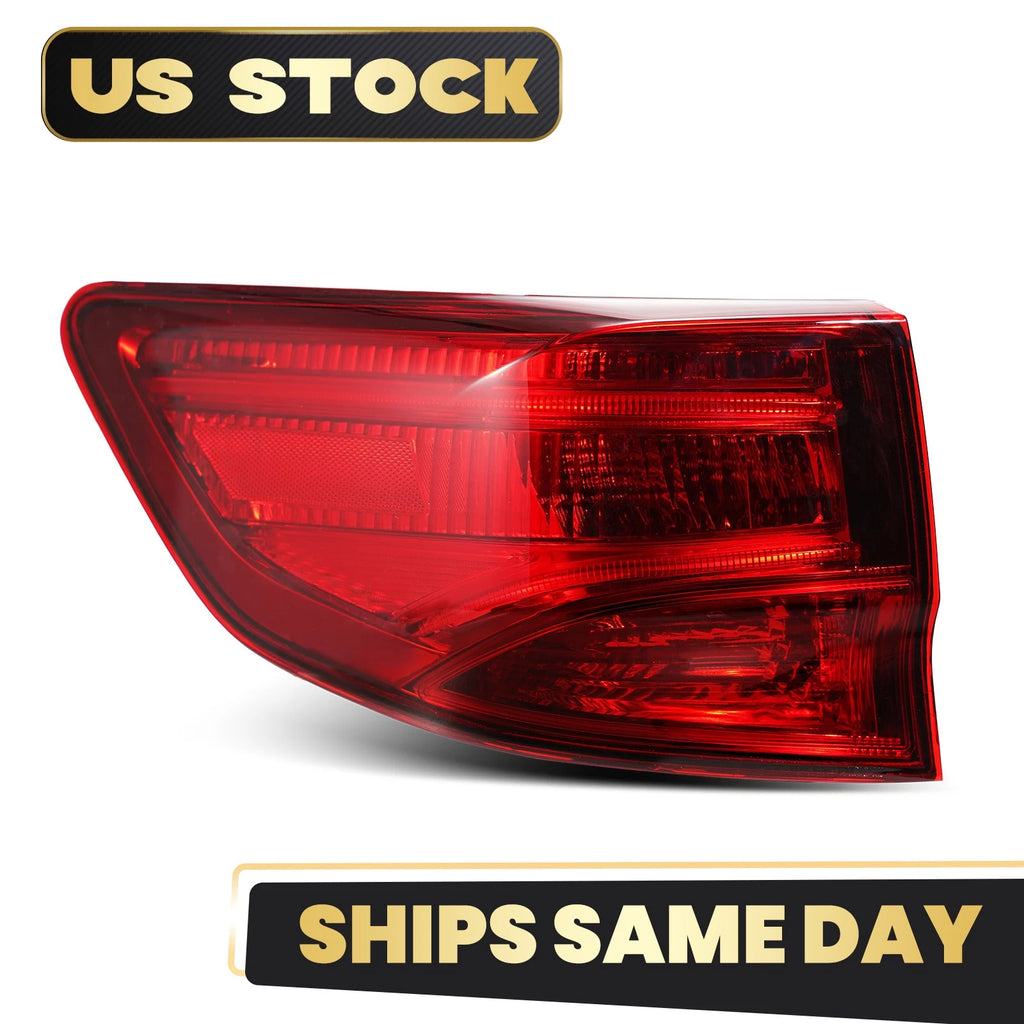 Halogen Tail Light Outer for Acura MDX (2014–2020) Left Driver Side