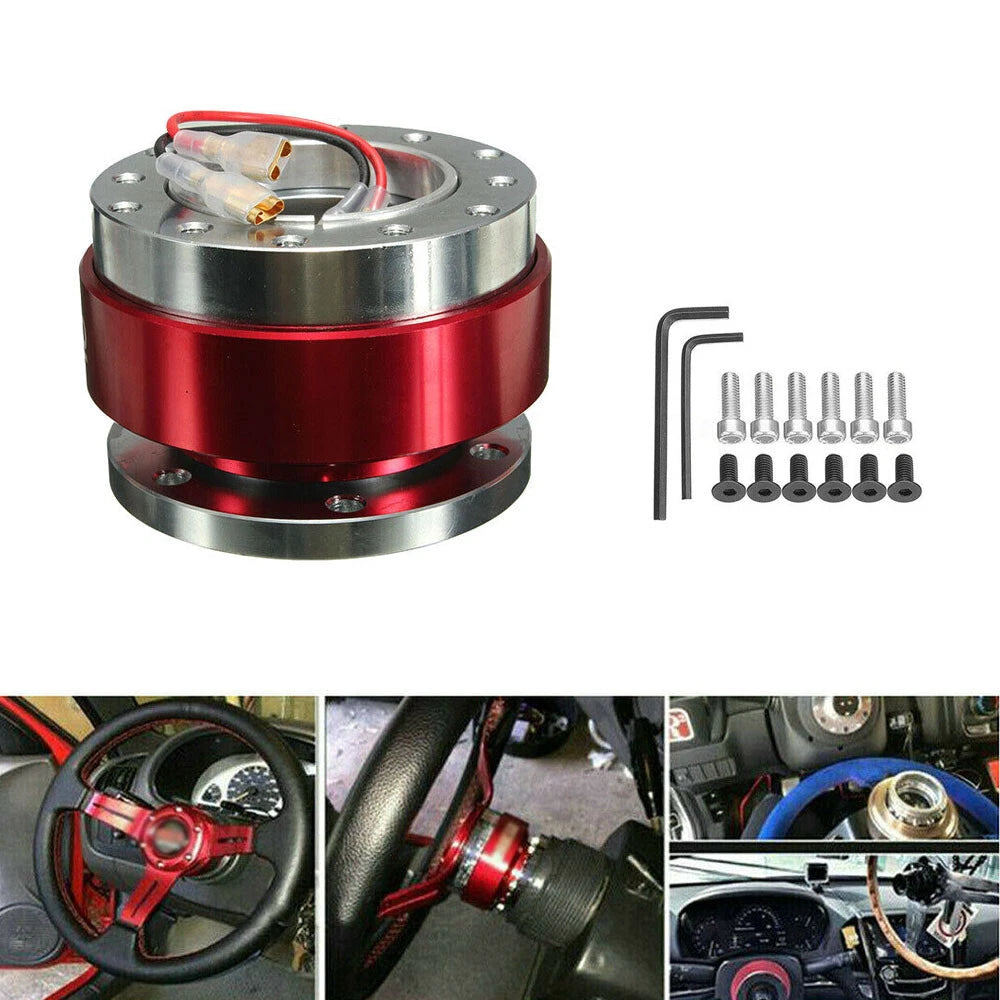 Steering Wheel Quick Release Hub Adapter for Universal Vehicles