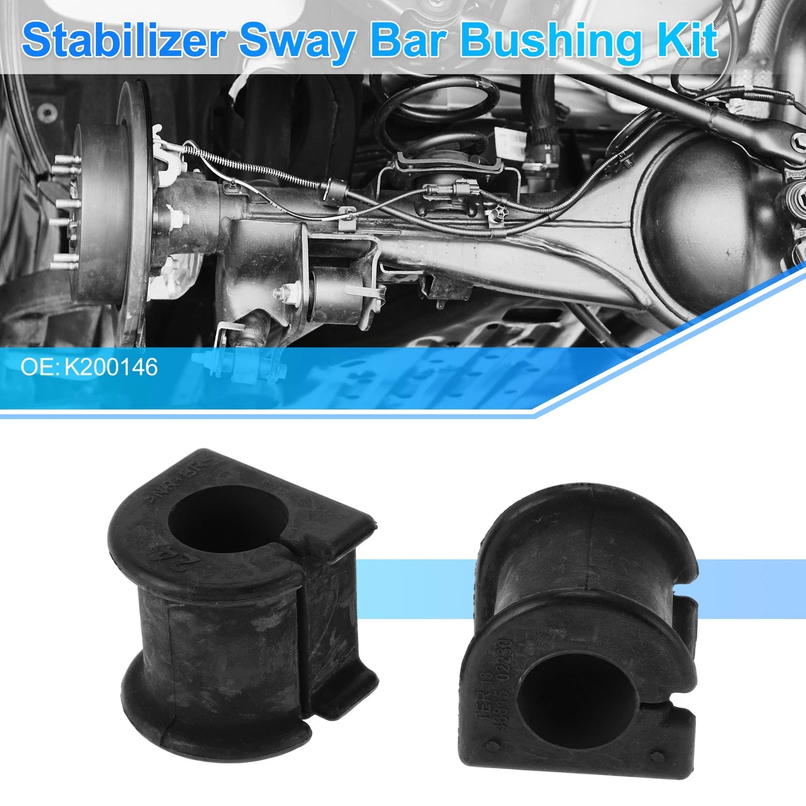 Stabilizer Sway Bar Bushing Kit for Pontiac Vibe (2003–2010) No.K200146