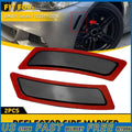 Smoke Front Bumper Reflectors for BMW 5 Series F10 (2011–2016) V