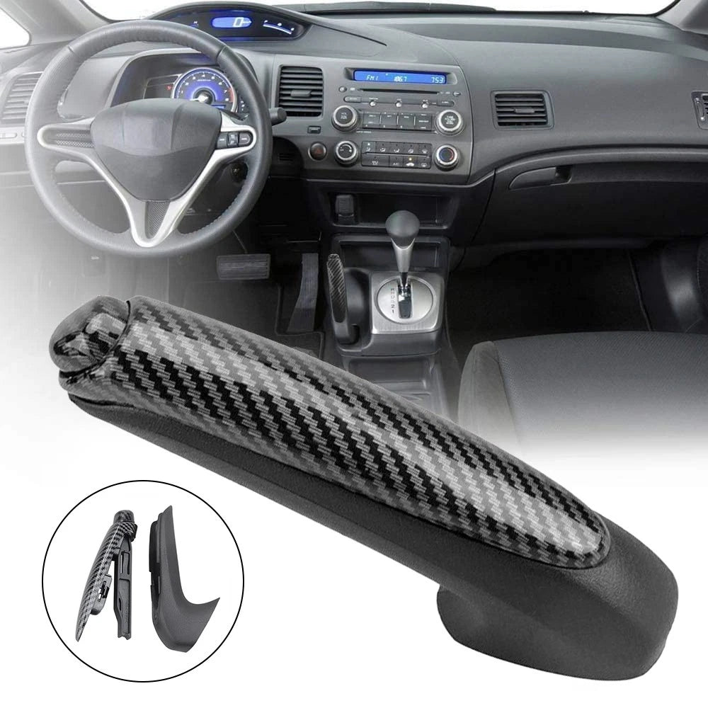 Carbon Fiber Emergency Parking Brake Handle for Honda Civic (2006–2011)