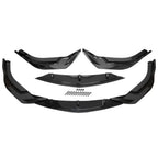 Black Front Bumper Lip Spoiler Splitter for Chevrolet Malibu (2019–2021)