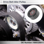 Drive Belt Idler Pulley for Toyota Camry (2003–2018) No. 1660328011 Black