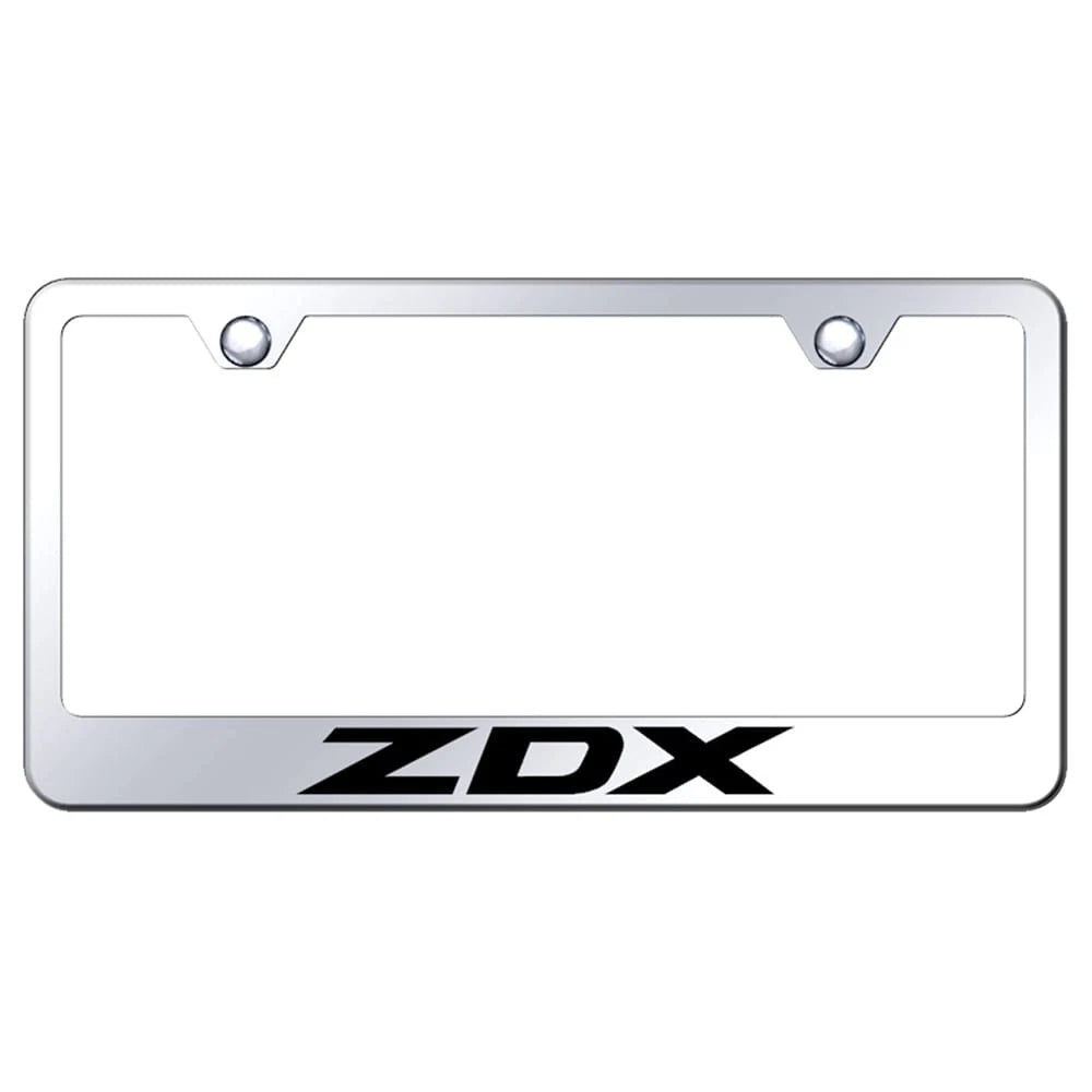 Stainless Steel License Plate Frame - Officially Licensed for Acura ZDX