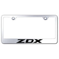 Stainless Steel License Plate Frame - Officially Licensed for Acura ZDX