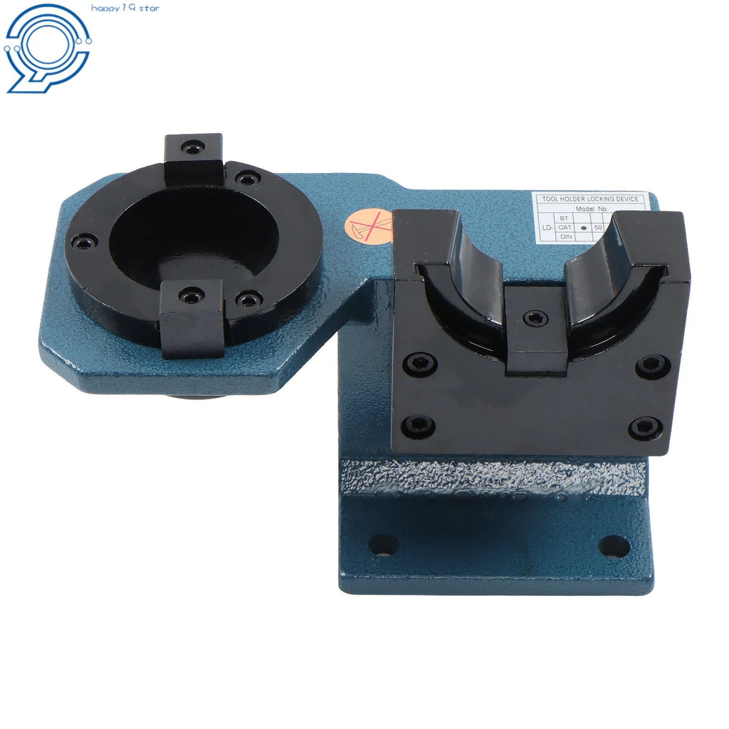 CAT 50 Tool Holder Fixture and Vise Stand for CNC Tool Maintenance
