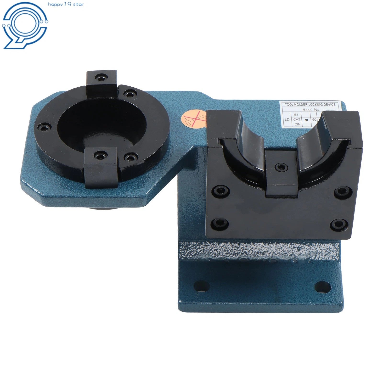 CAT 50 Tool Holder Fixture and Vise Stand for CNC Tool Maintenance