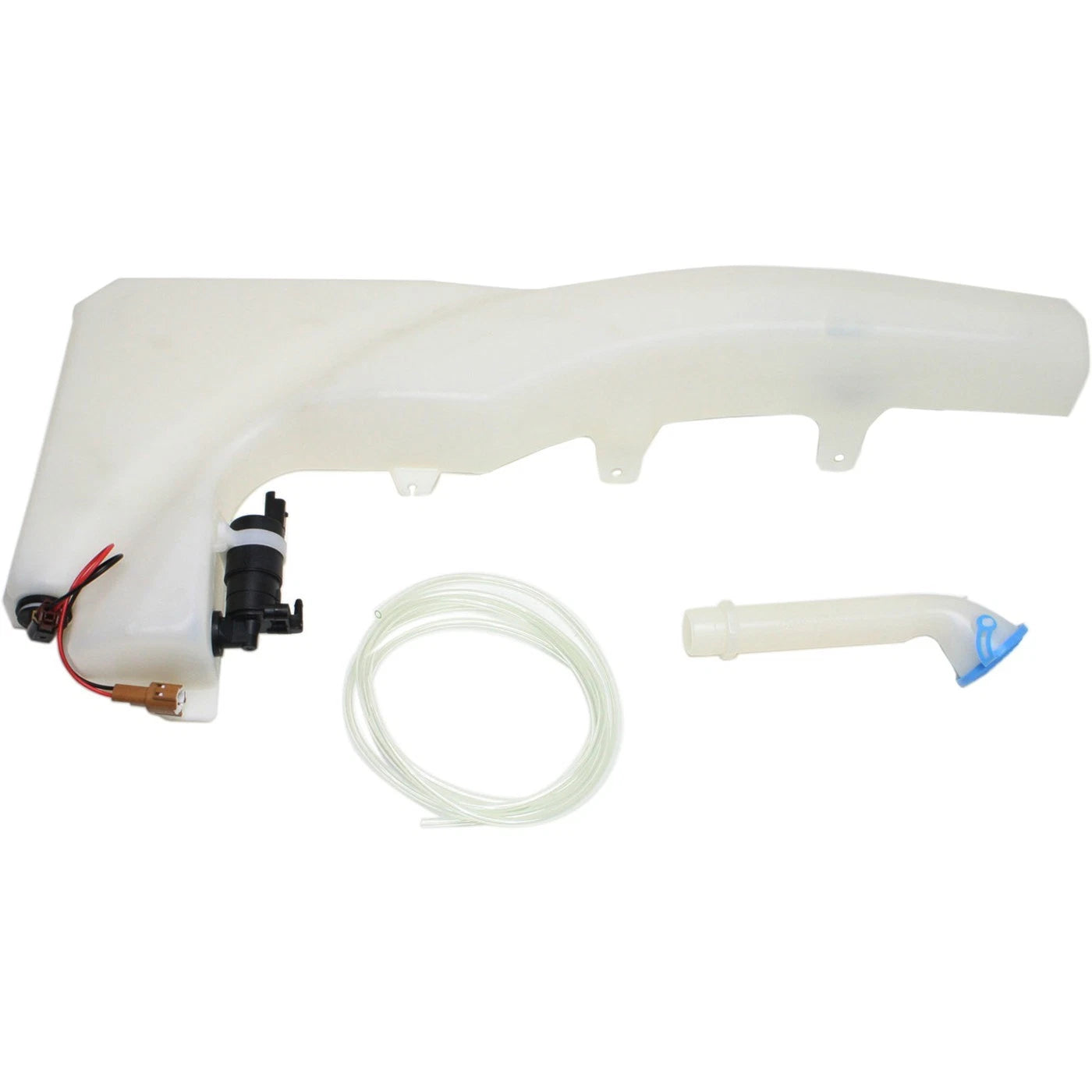 Washer Reservoir for Nissan Frontier (2005–2021) with Filler Neck Cap and Pump