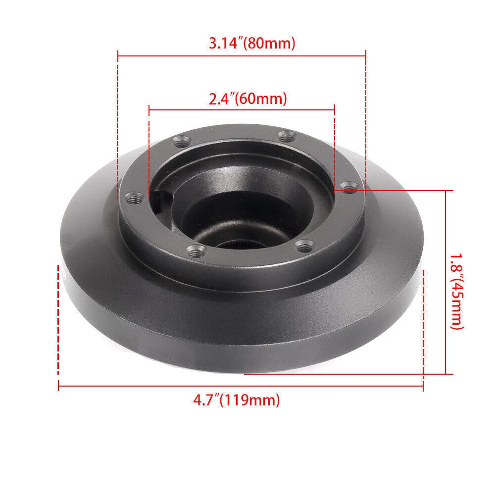 Steering Wheel Short Hub Adapter for BMW E46 (2001–2006)