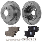 Brake Disc Rotors and Pads Kit for Toyota Avalon, Lexus ES350, Camry