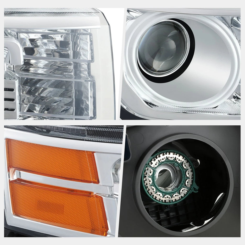 Right Side HID Projector Headlight Lamp Chrome for Ford Flex (2009–2012)