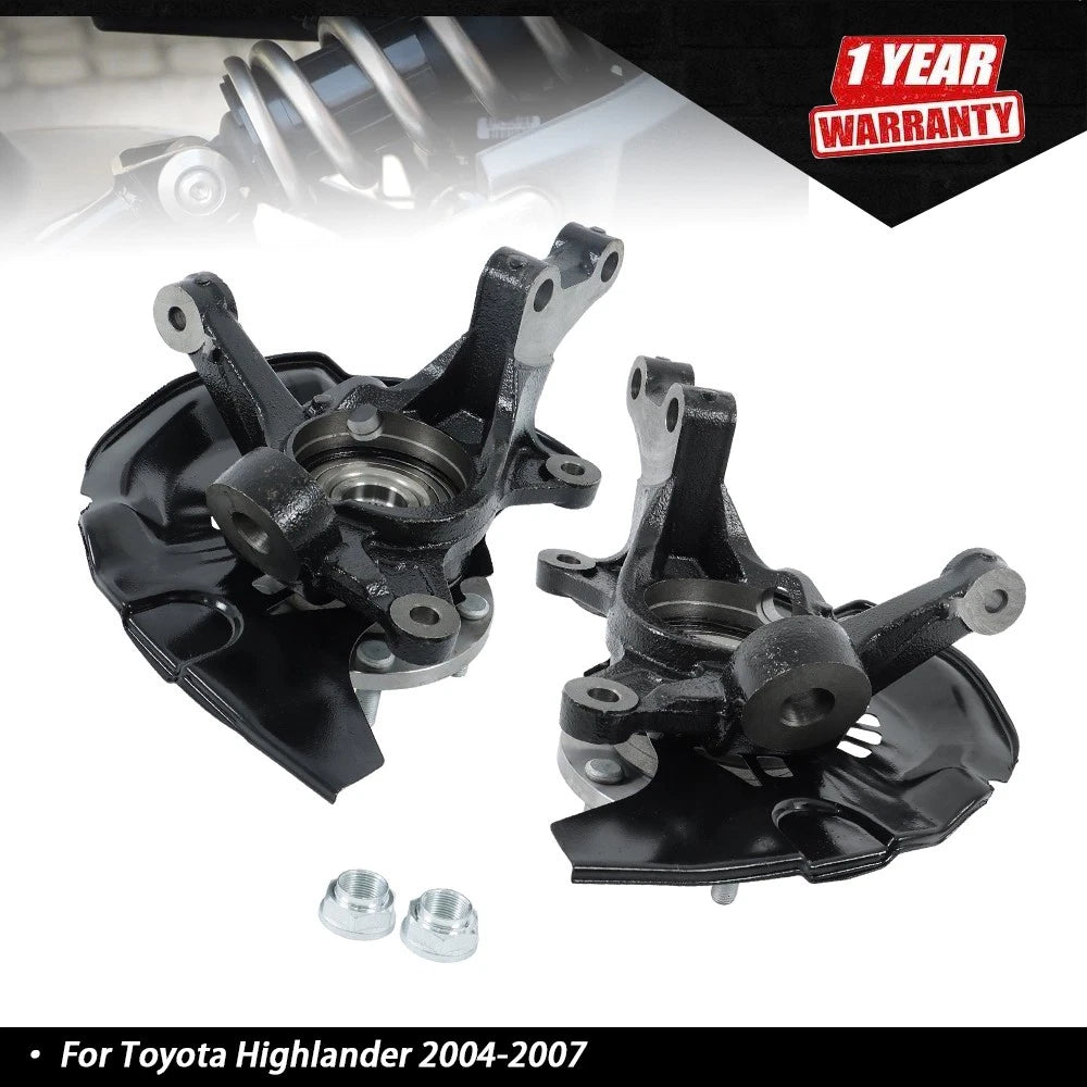 2X Steering Knuckle Wheel Hub Bearing Assembly for Toyota Highlander