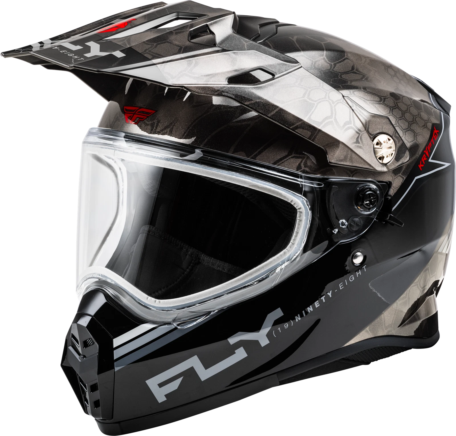 Fly Racing Trekker CW Conceal Full-Face Helmet for Snow (Small)