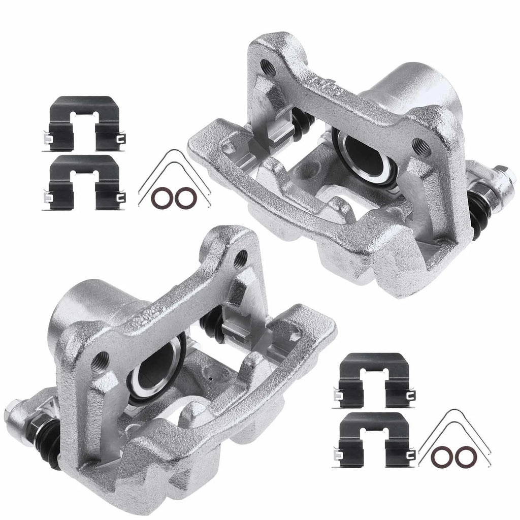 Pair Rear Brake Calipers with Brackets for Hyundai Tucson Kia Sportage (2016–2023)