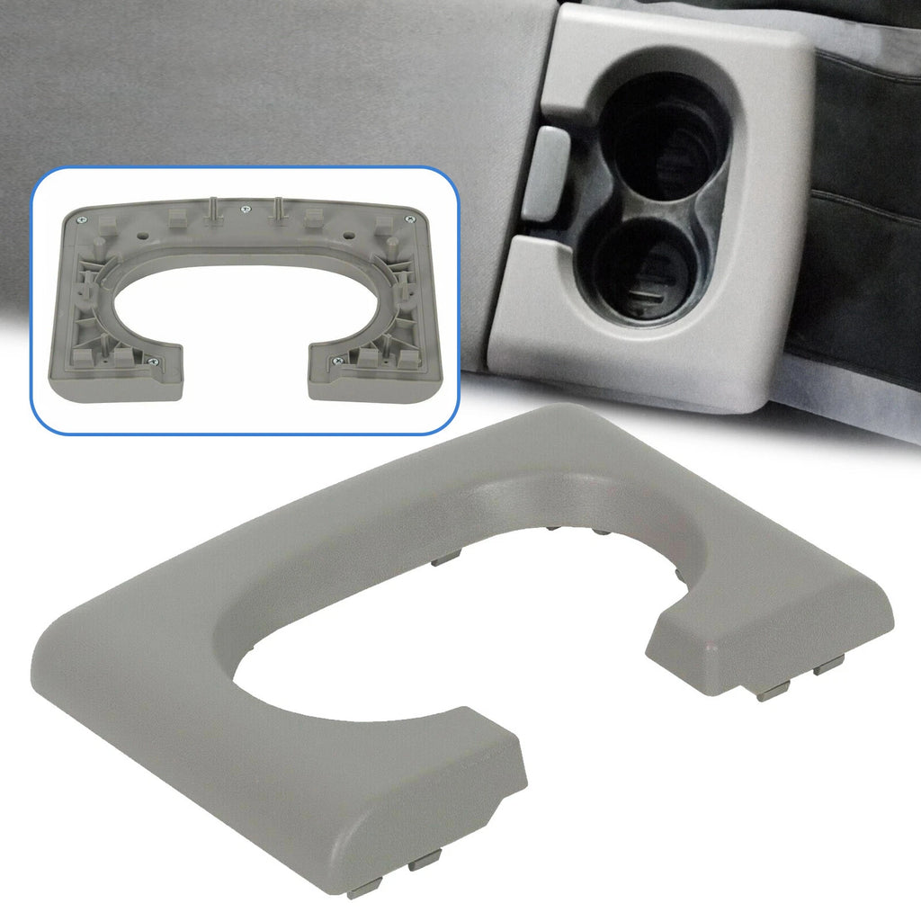 Center Console Cup Holder Pad for Ford F150 (2004–2014) Light Gray