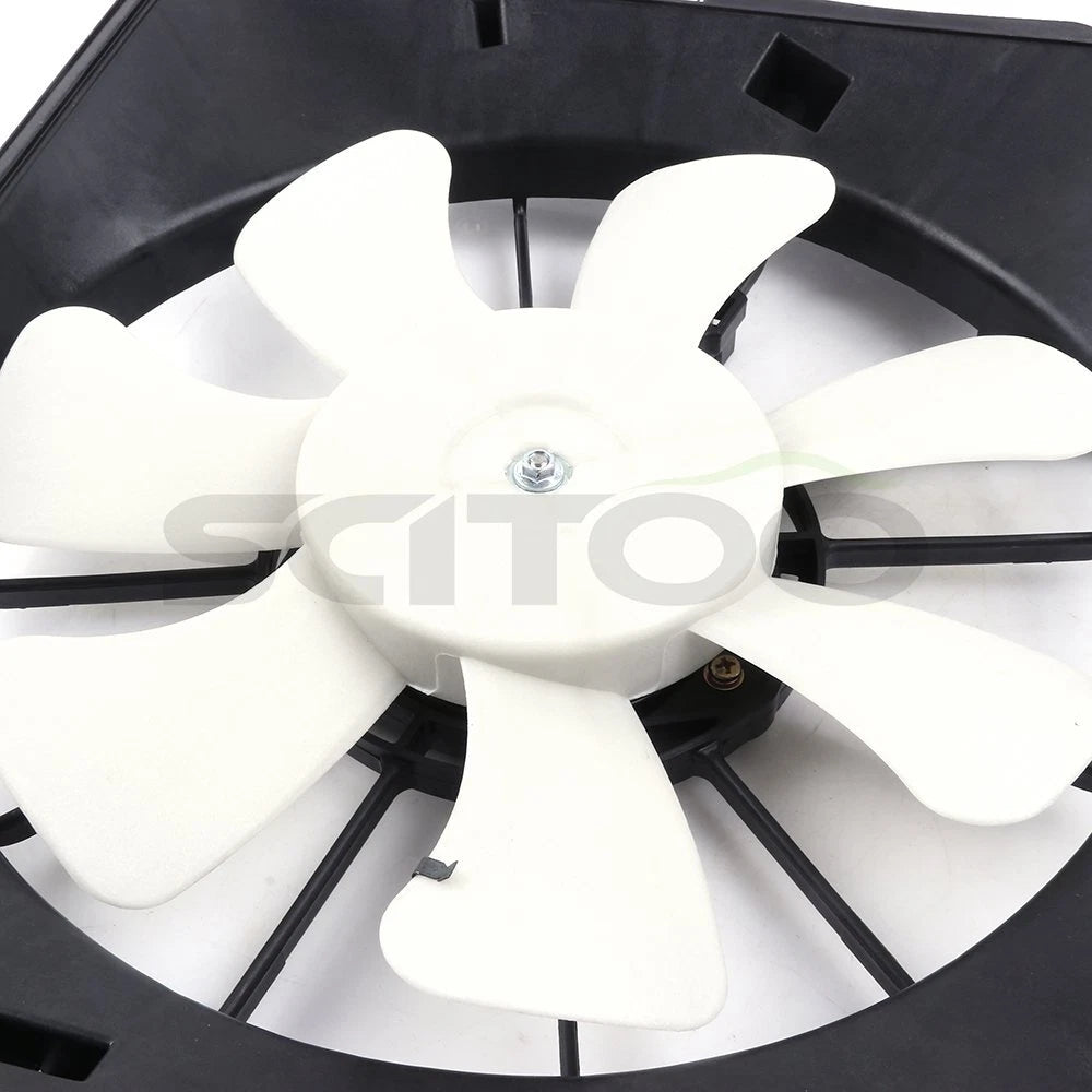 AC Condenser and Cooling Fan Assembly Kit for Honda CR-V (2002–2006)