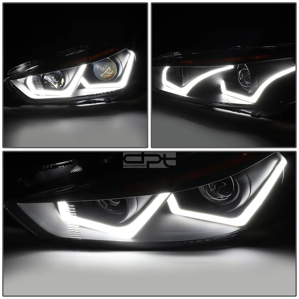 Dual LED DRL Projector Headlights for Ford Focus (2015–2018)