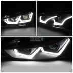 Dual LED DRL Projector Headlights for Ford Focus (2015–2018)