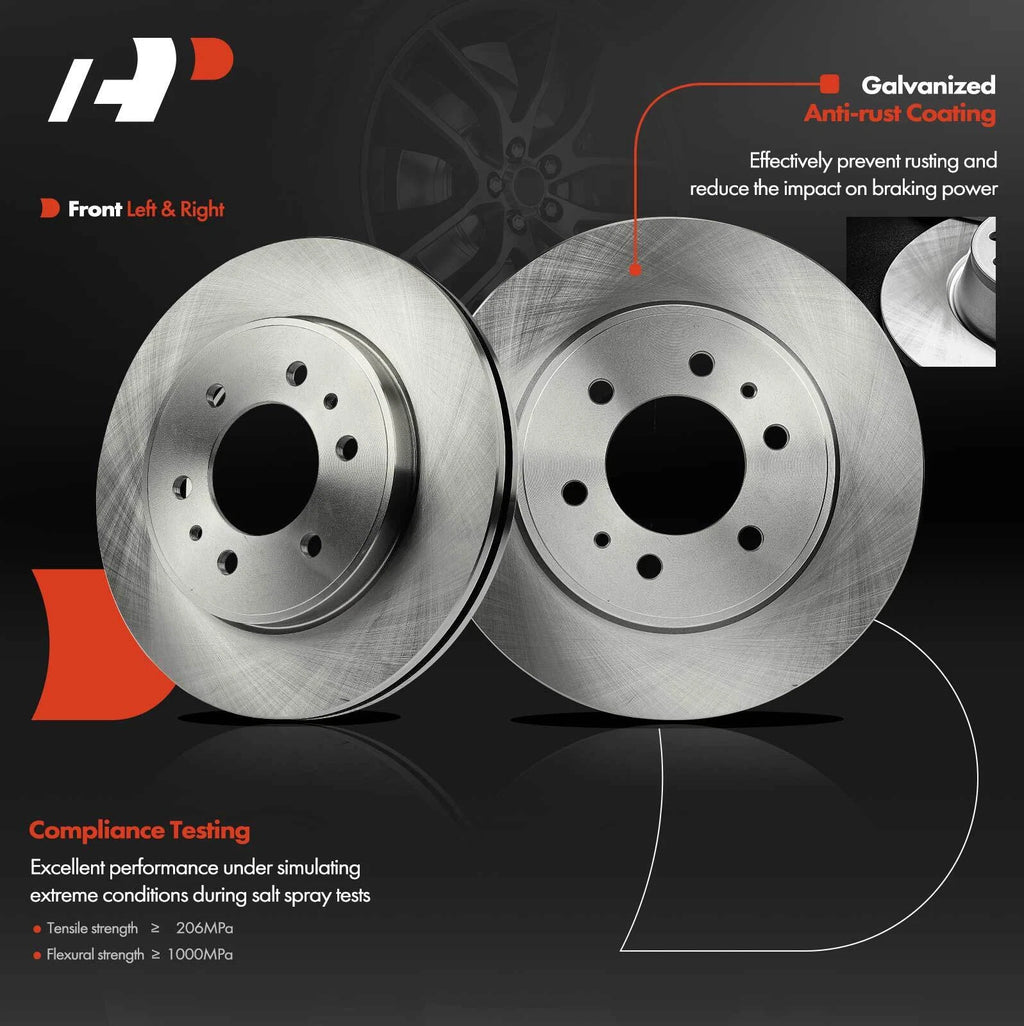 Front Side Disc Brake Rotors for Ford F-150 (2009-2009)