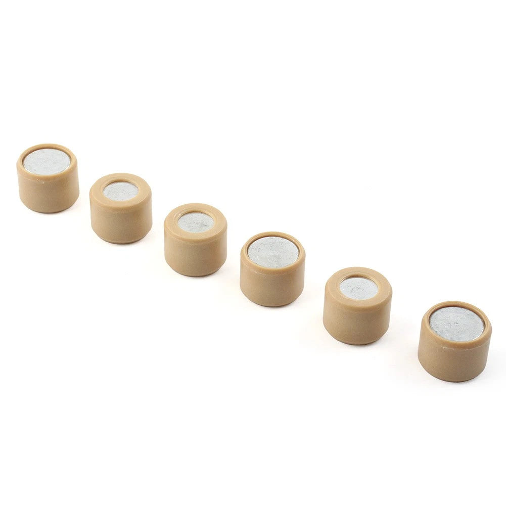 Set of 6 Performance Variator Rollers 18g for GY6 125 150cc Engines