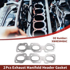 2X Exhaust Manifold Header Gasket for Ford Fusion (2006–2012) No.XW4E9448AC