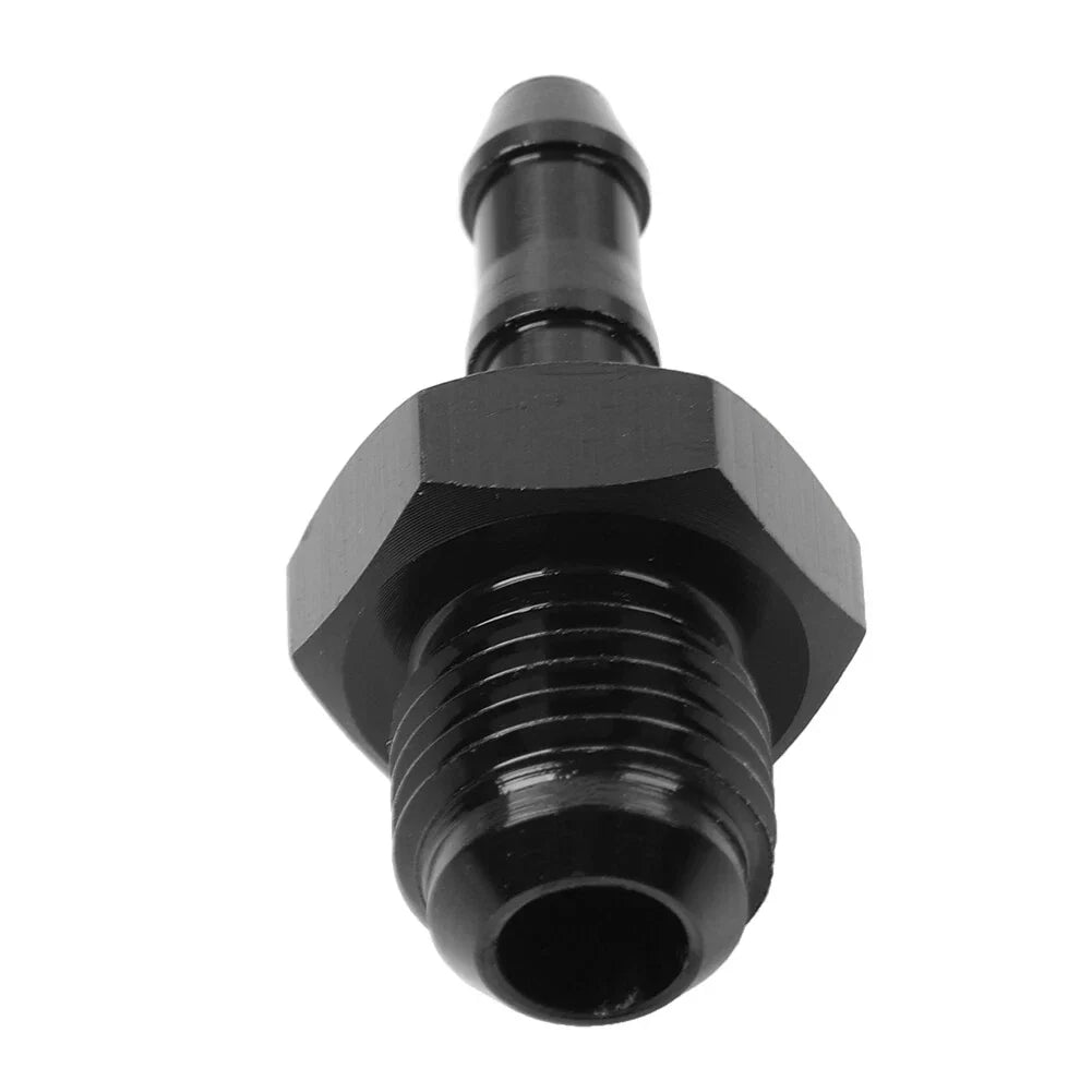 6AN Male to 1/4" Barb Push Lock Fitting Oil Fuel Hose Adapter for Car