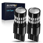 2X AUXITO 7443 7440 LED Strobe Brake Tail Stop Light Bulbs for
