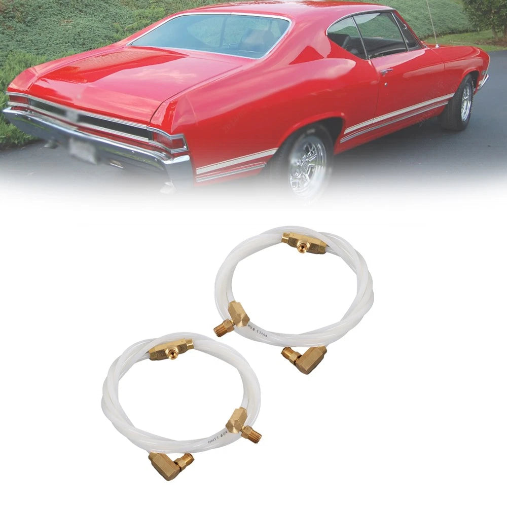 Pair Hydraulic Fluid Hose Lines for Chevelle 1968â1972