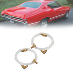 Pair Hydraulic Fluid Hose Lines for Chevelle 1968â1972