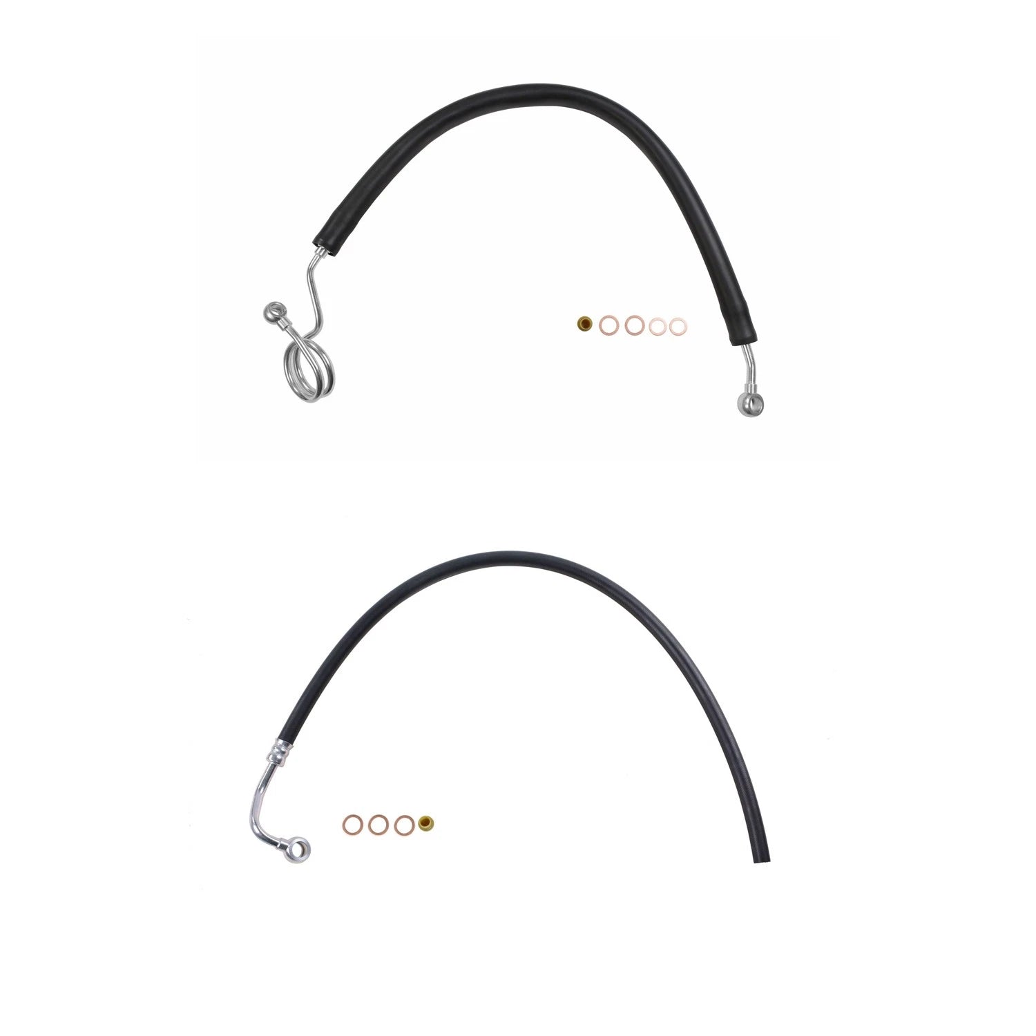 Sunsong Power Steering Pressure & Return Line Hose Kit for Audi A4 (2002–2008)