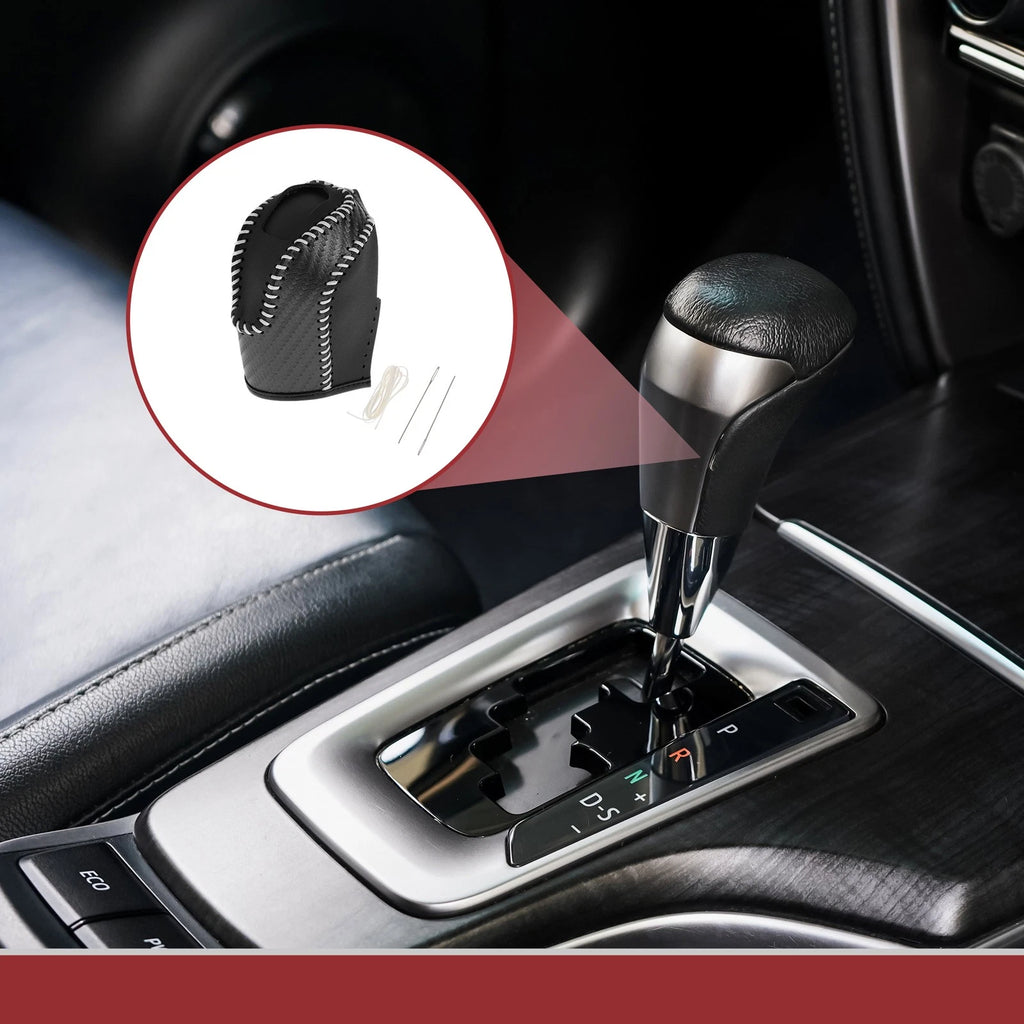 Gear Shift Knob Cover for Volkswagen Taos (2022–2023) Black Beige