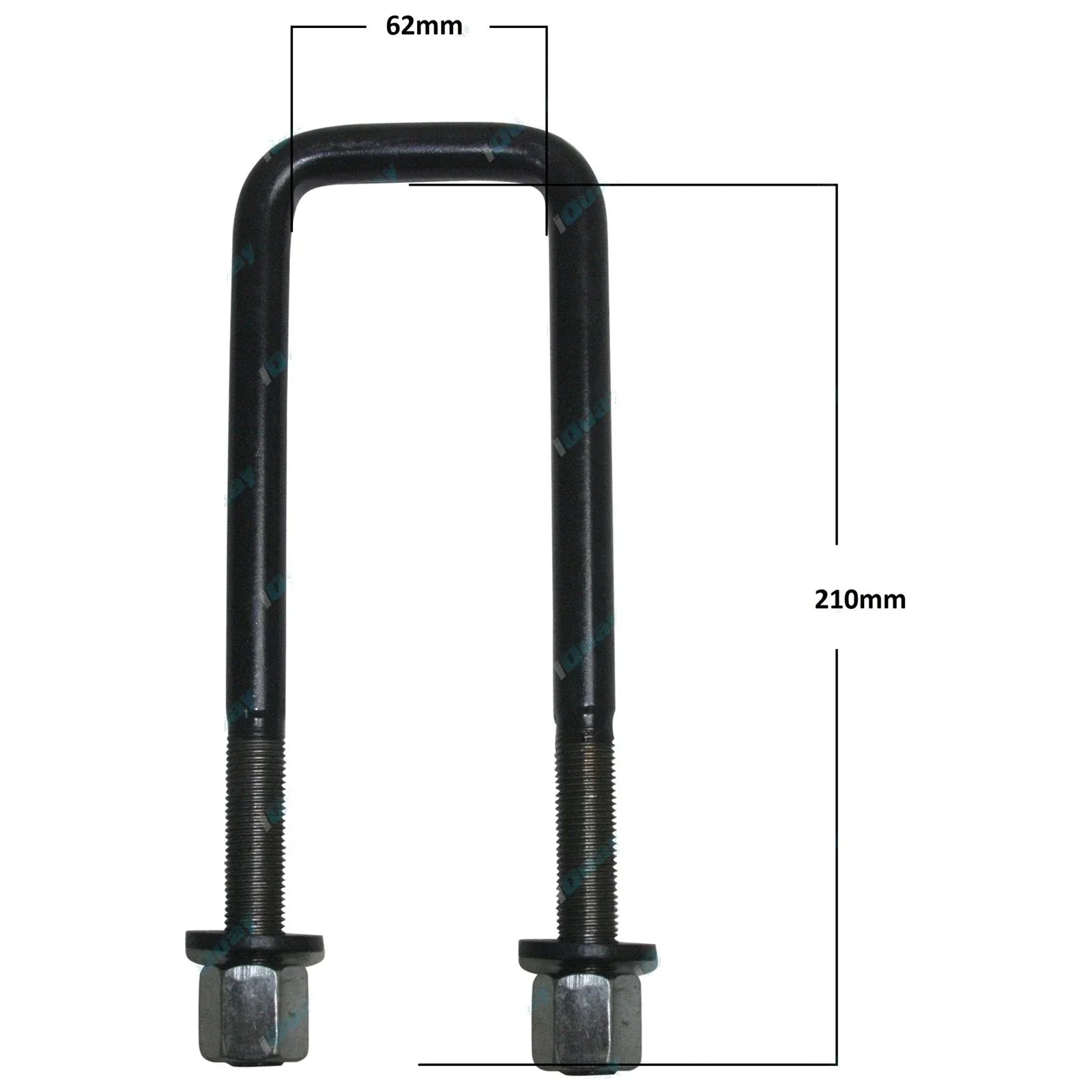 4 x Extended Rear U-Bolts for Toyota Hilux KUN26 4X4 Ute (2005-2014)
