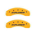 Set of 4 Yellow Caliper Covers for 2006–2010 Ford Explorer by MGP