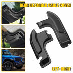 Rear Side Defogger Cover Cable for Jeep Wrangler (JL) (2018–2024) ABS Black
