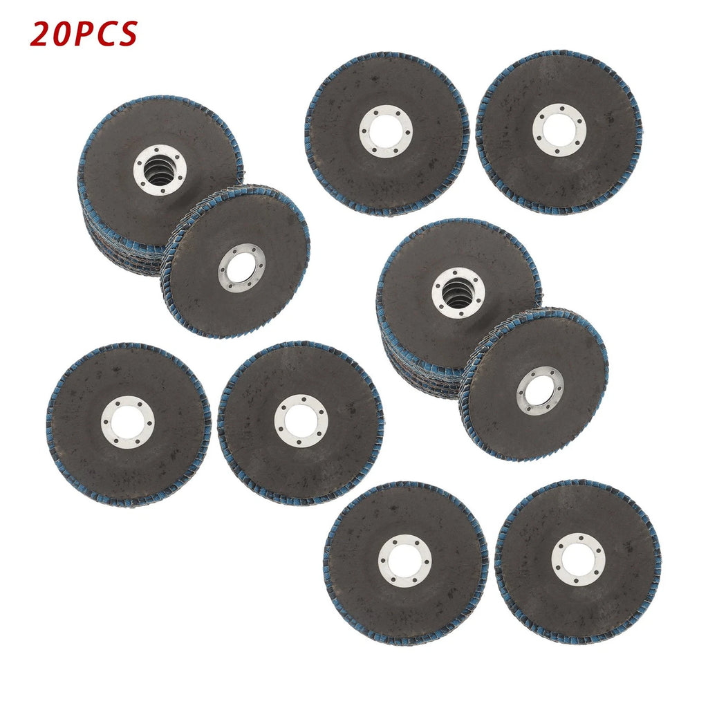 20PCS 60 Grit T29 Zirconia Flap Disc Sanding 4-1/2" × 7/8"