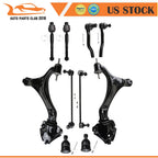 Set of 10 Front Lower Control Arms with Ball Joints for Honda Accord (2013–2017)