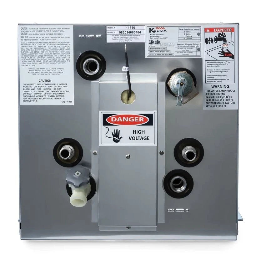 Kuuma Grills 11810 Water Heater Side Mount for Marine (120V)